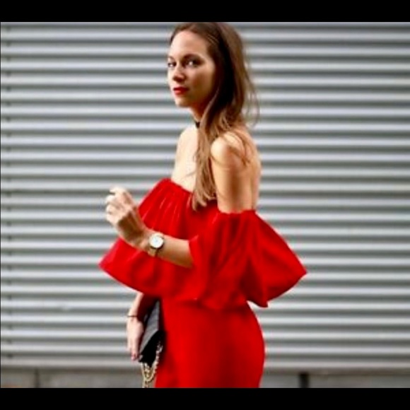 Zara red jumpsuit - Picture 3 of 3